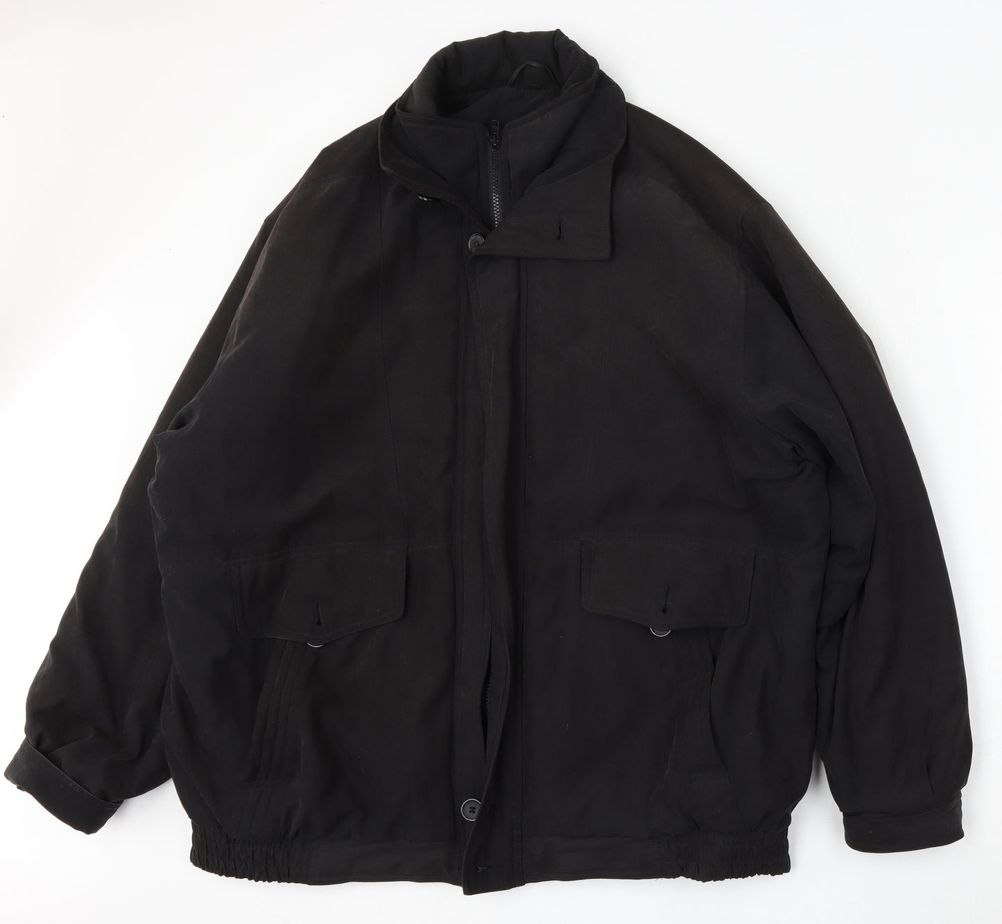 Rappson Mens Black   Jacket  Size XL  Zip