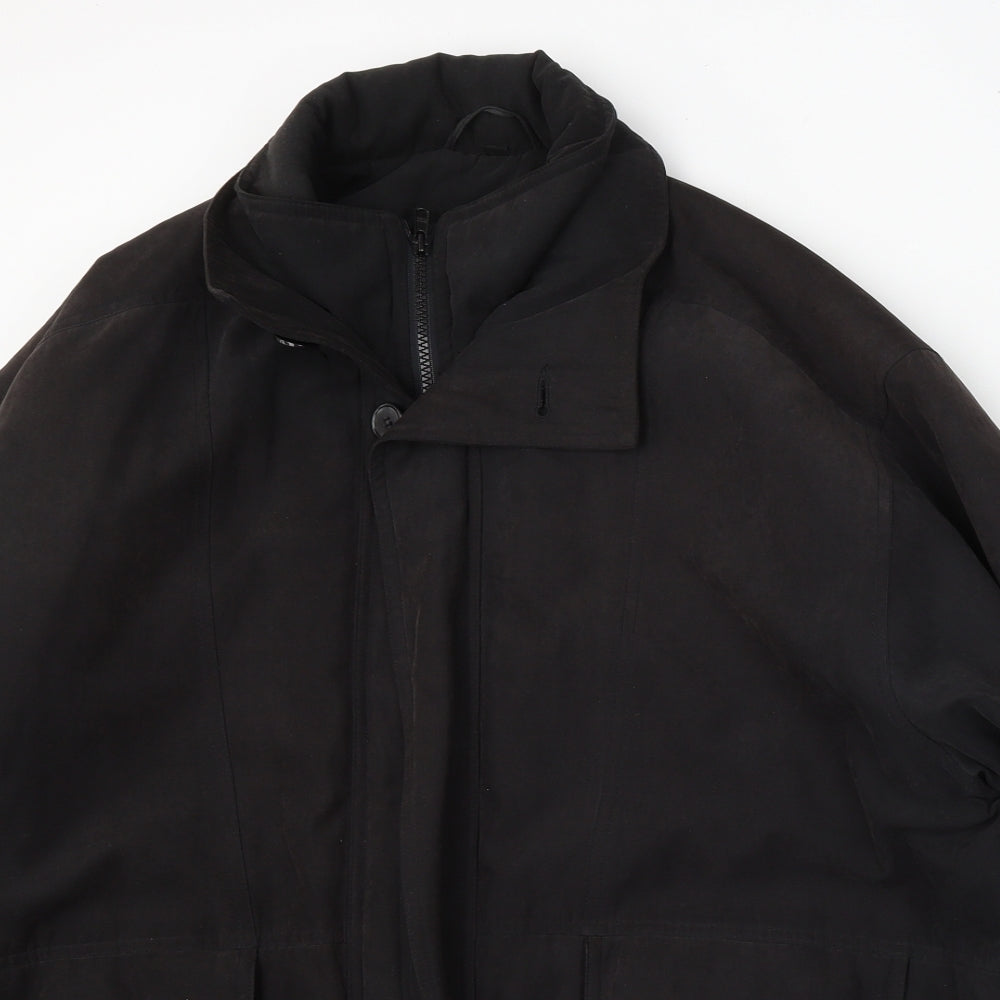 Rappson Mens Black   Jacket  Size XL  Zip