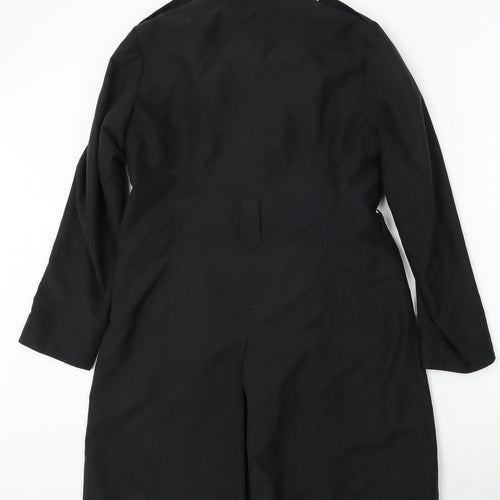 Marks and Spencer Womens Black   Jacket  Size 12  Button