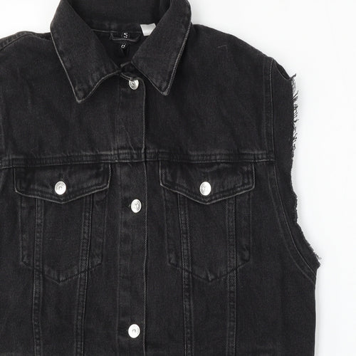 Divided by H&M Womens Black   Gilet Jacket Size M