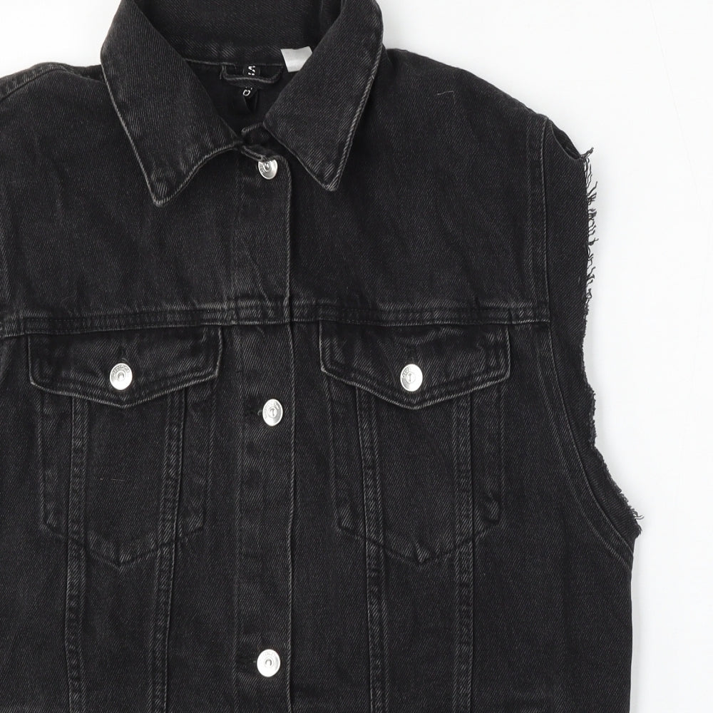 Divided by H&M Womens Black   Gilet Jacket Size M