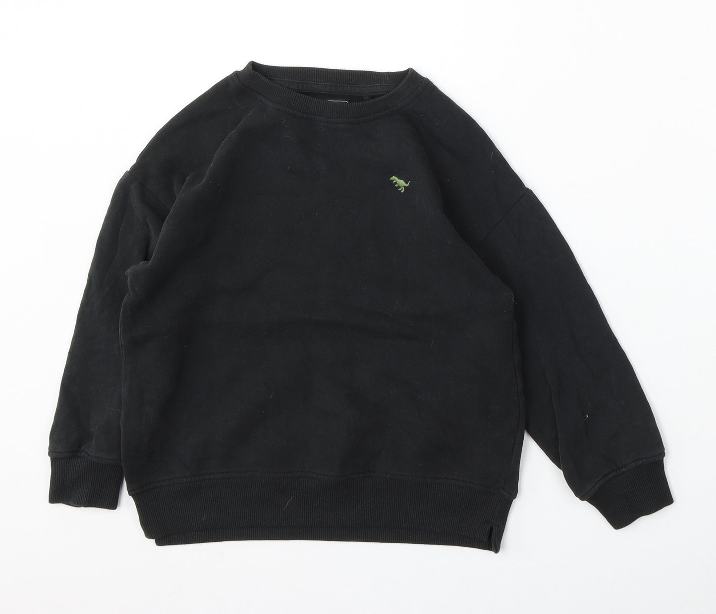 NEXT Boys Black  Cotton Pullover Sweatshirt Size 5-6 Years