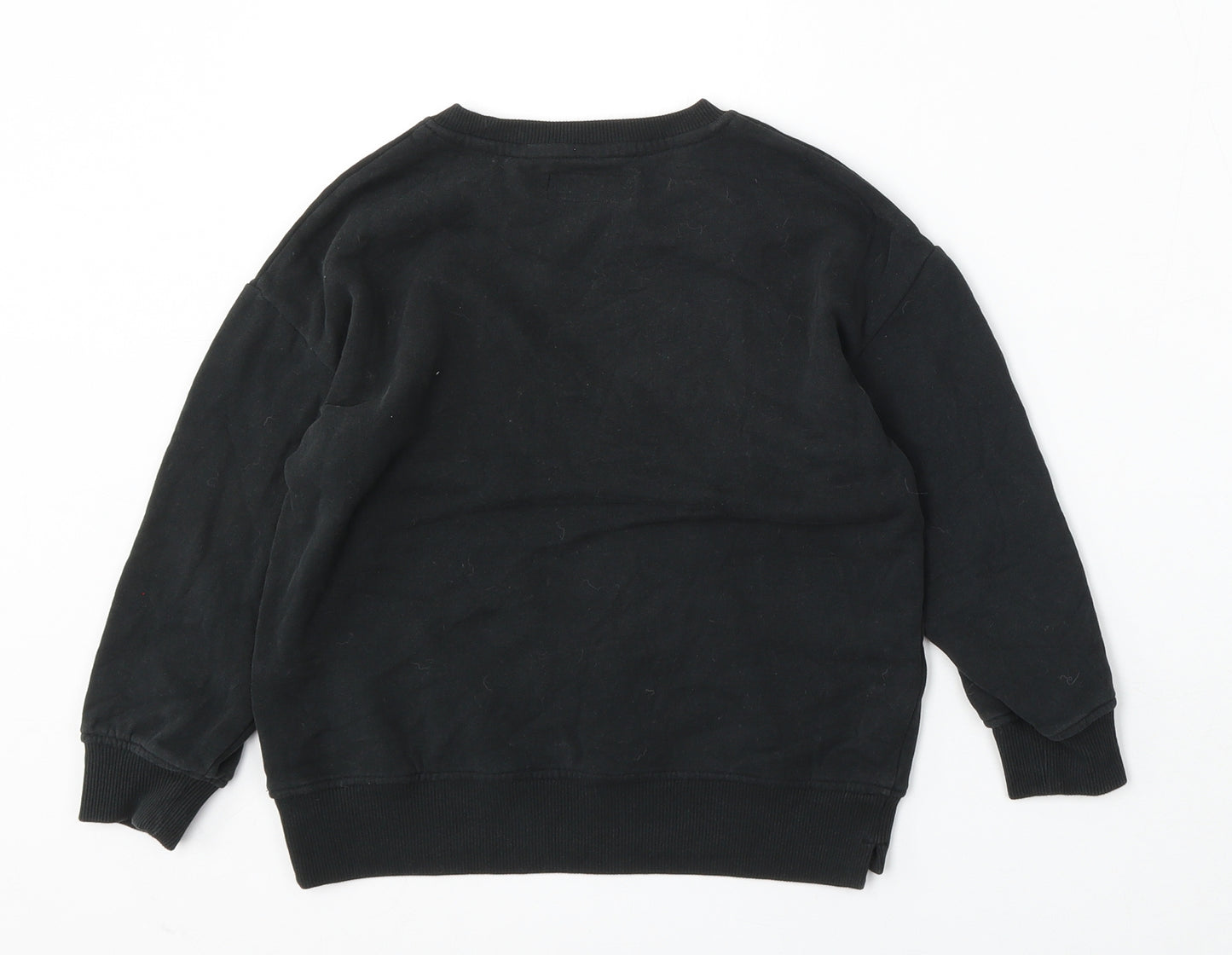 NEXT Boys Black  Cotton Pullover Sweatshirt Size 5-6 Years