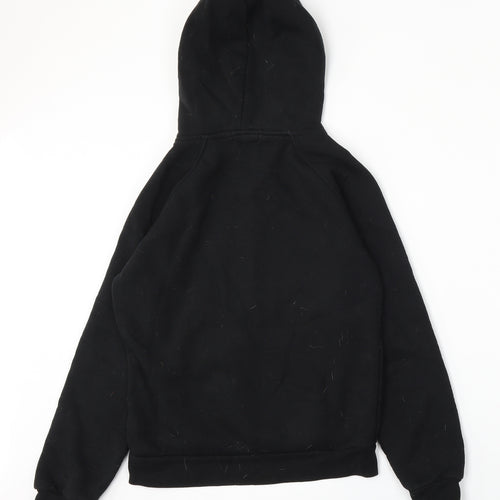 G Grown Womens Black  Cotton Pullover Hoodie Size S