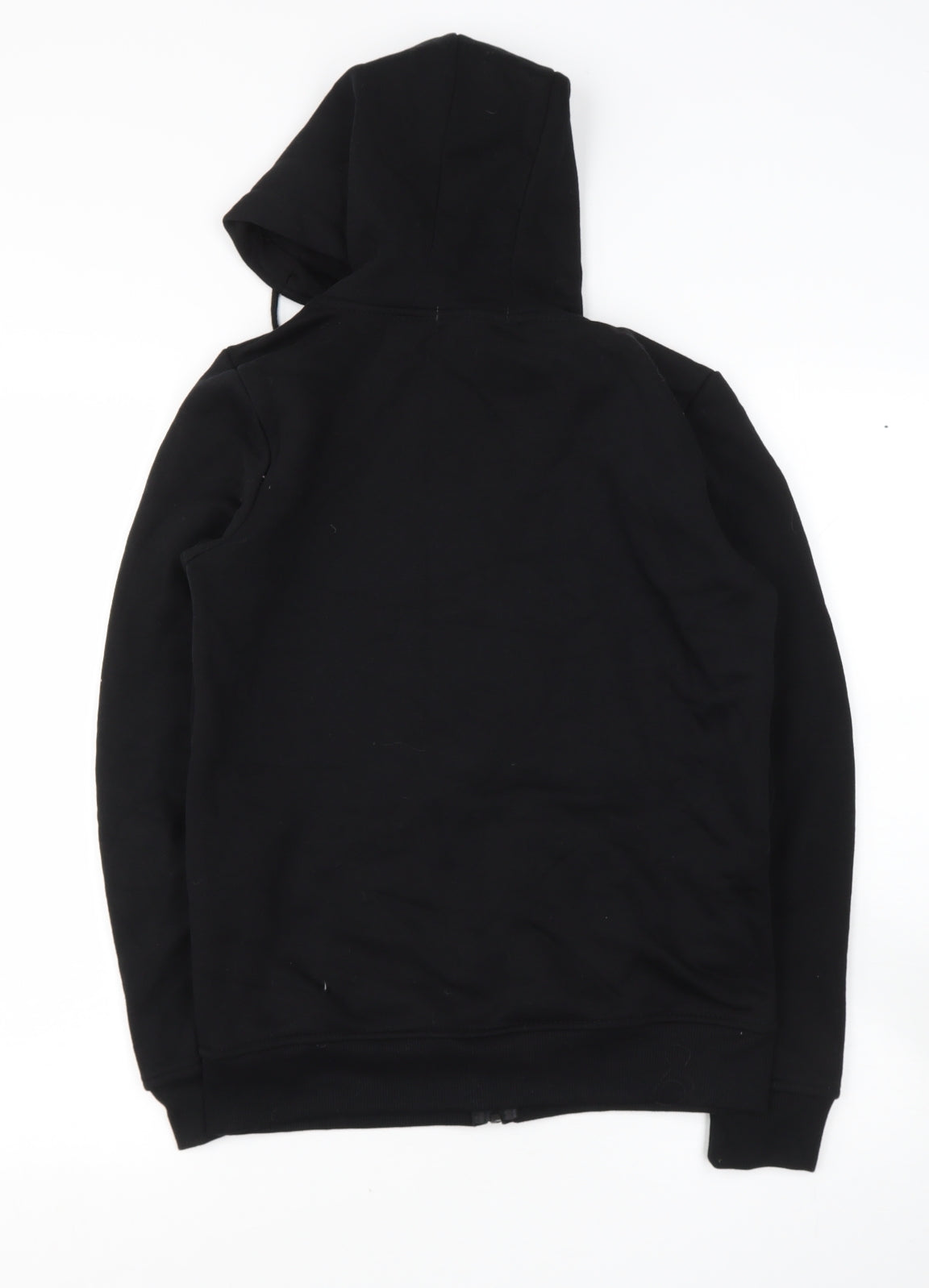 Primark Womens Black  Cotton Full Zip Hoodie Size XS