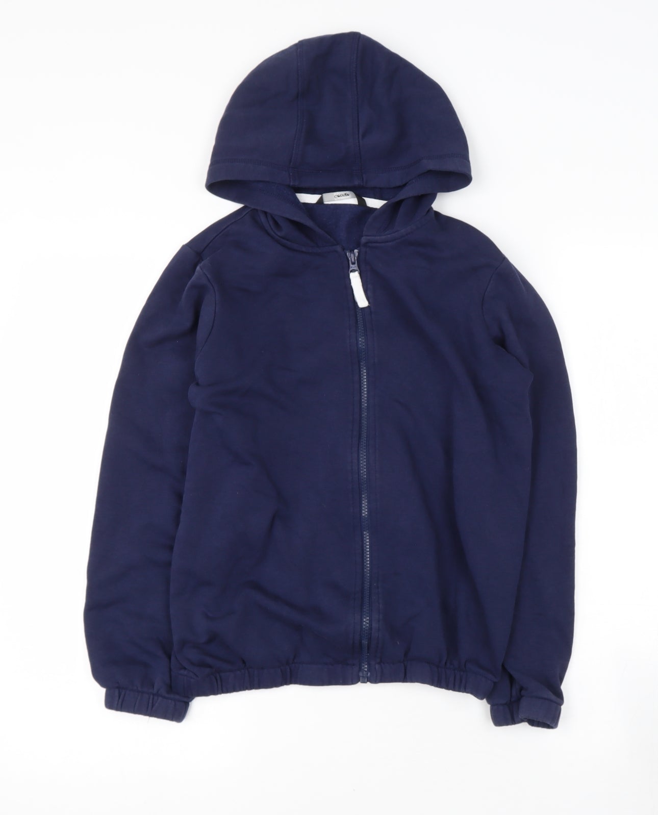 George Boys Blue  Cotton Full Zip Hoodie Size 12-13 Years