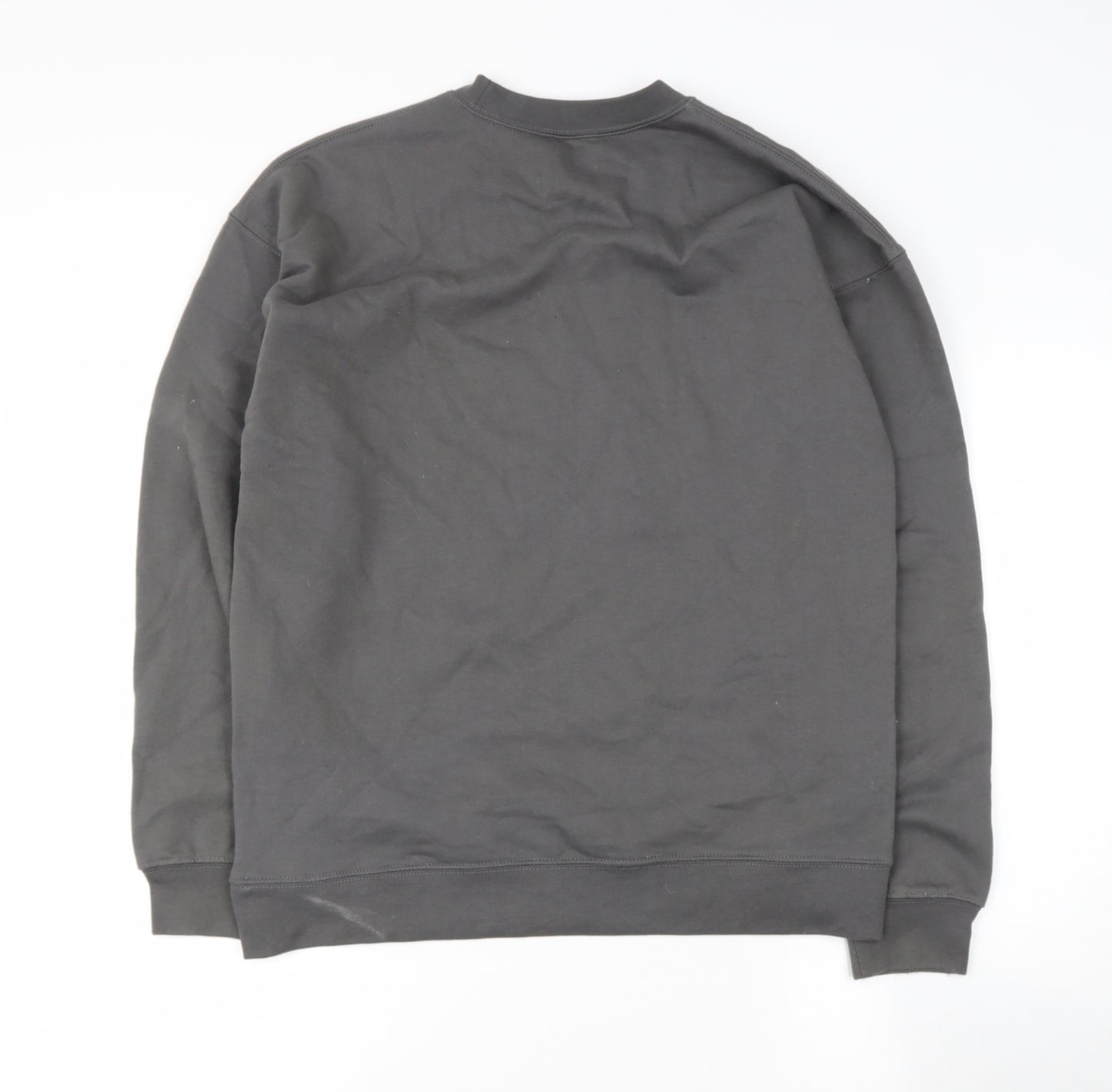 prewor Womens Green  Cotton Pullover Sweatshirt Size S