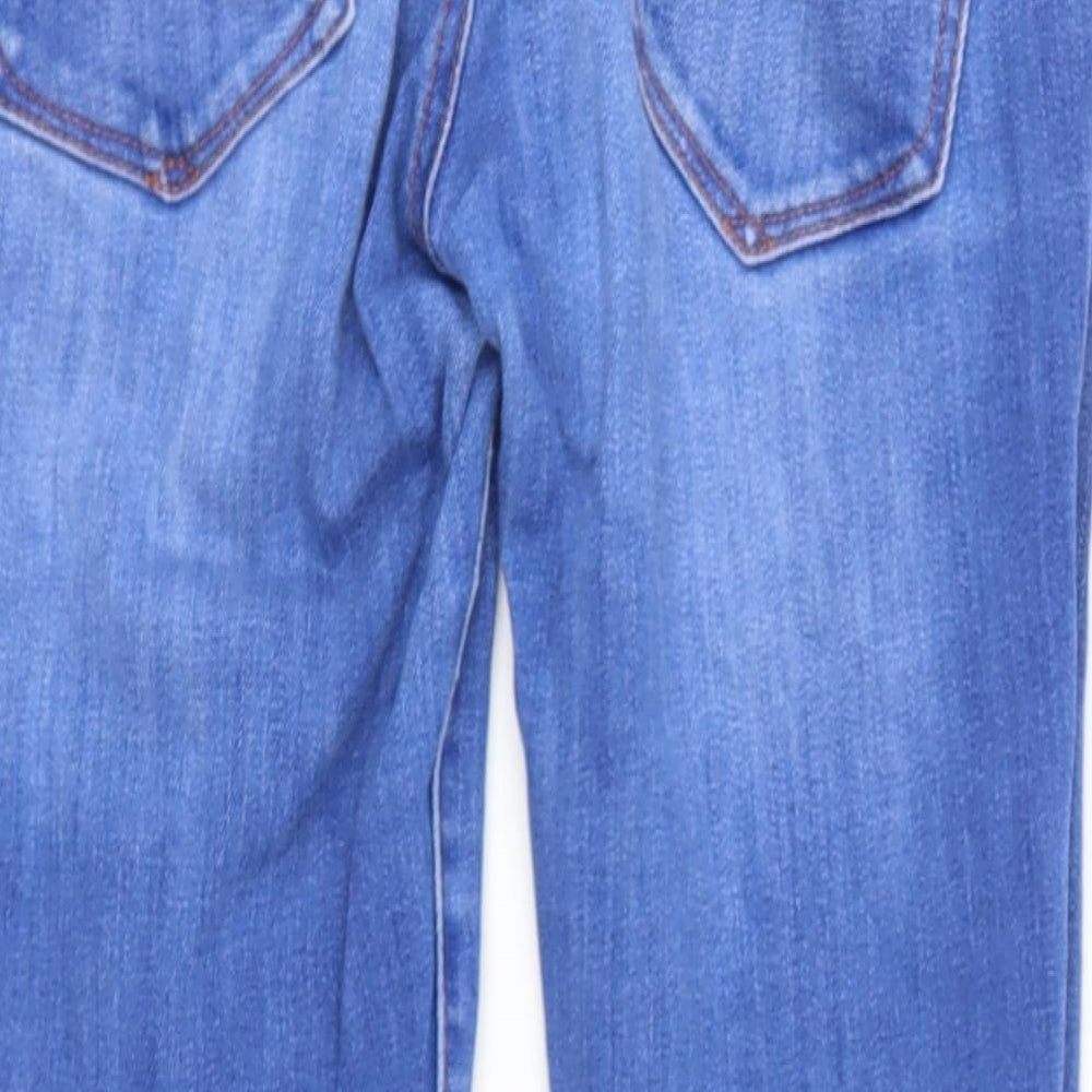 Primark Womens Black  Cotton Straight Jeans Size 26 L27 in Regular