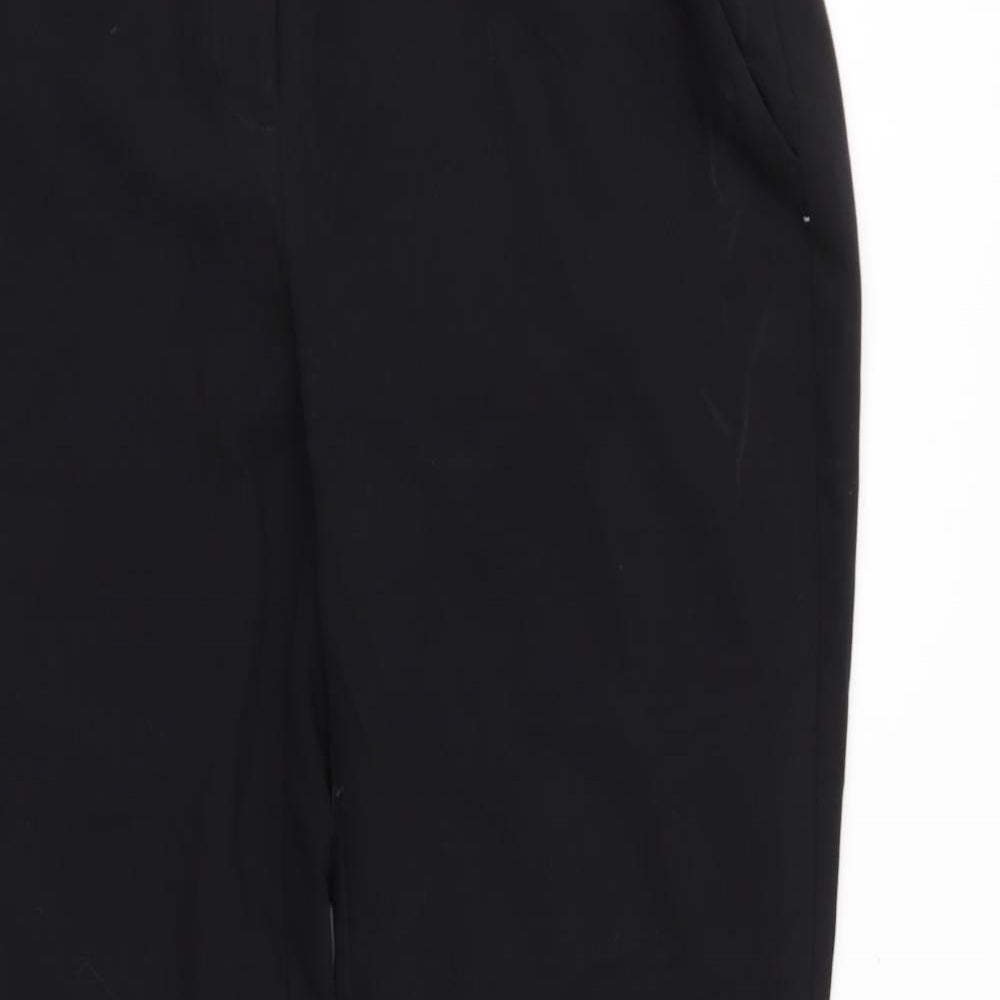 NEXT Womens Black  Polyester Trousers  Size L L31 in Regular