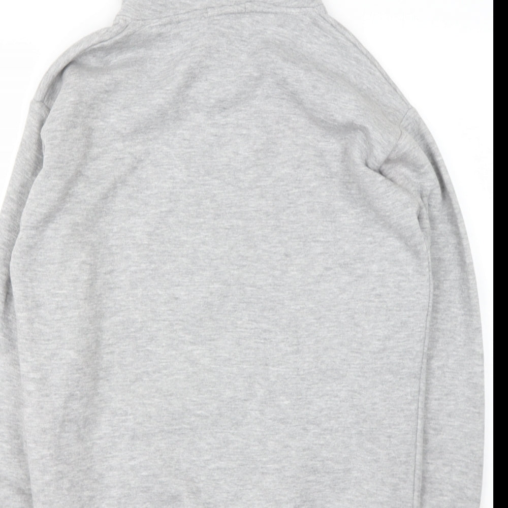 Boohoo Womens Grey  Polyester Pullover Sweatshirt Size M