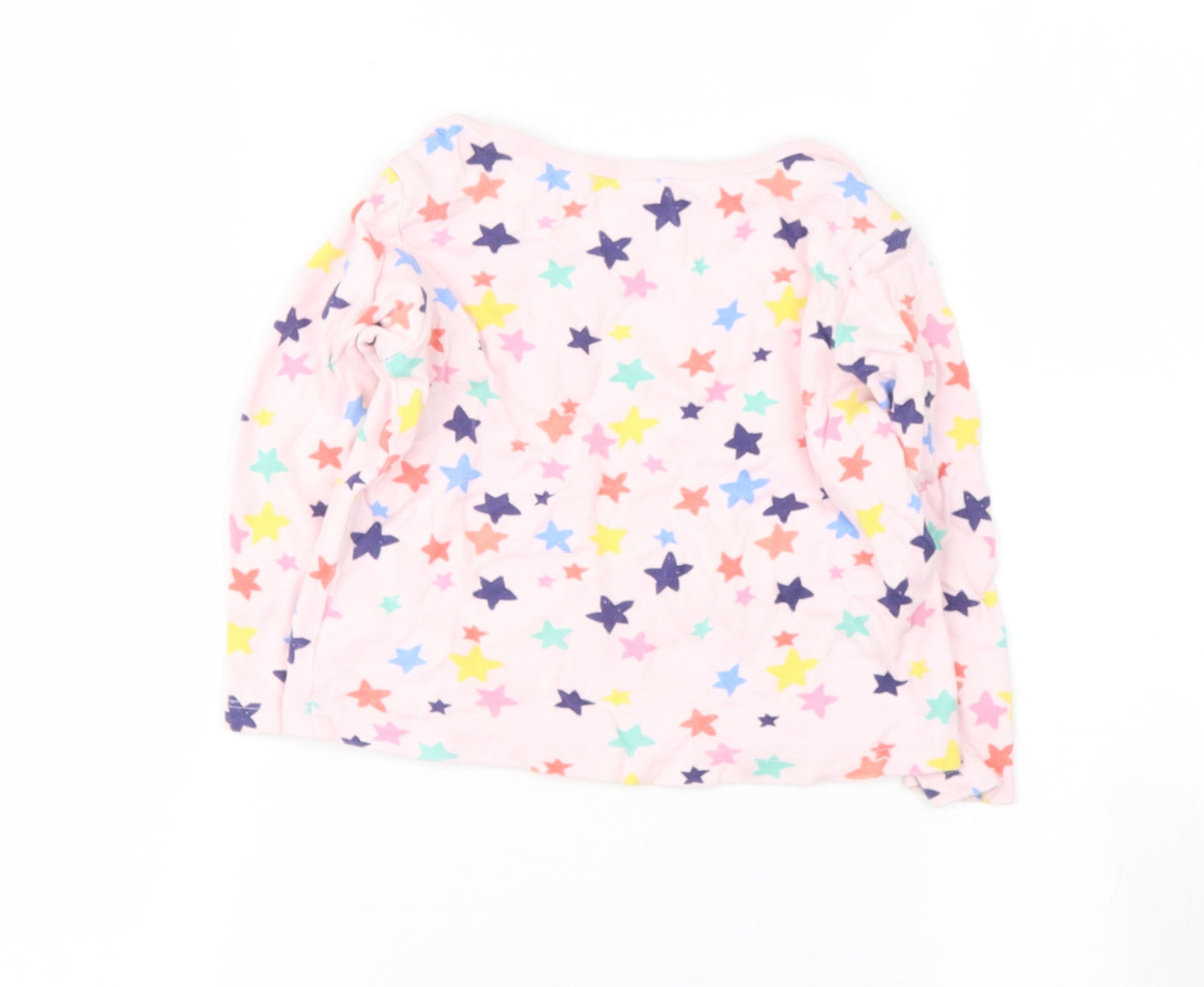 TESCO Baby Pink  Cotton Basic T-Shirt Size 12-18 Months Round Neck