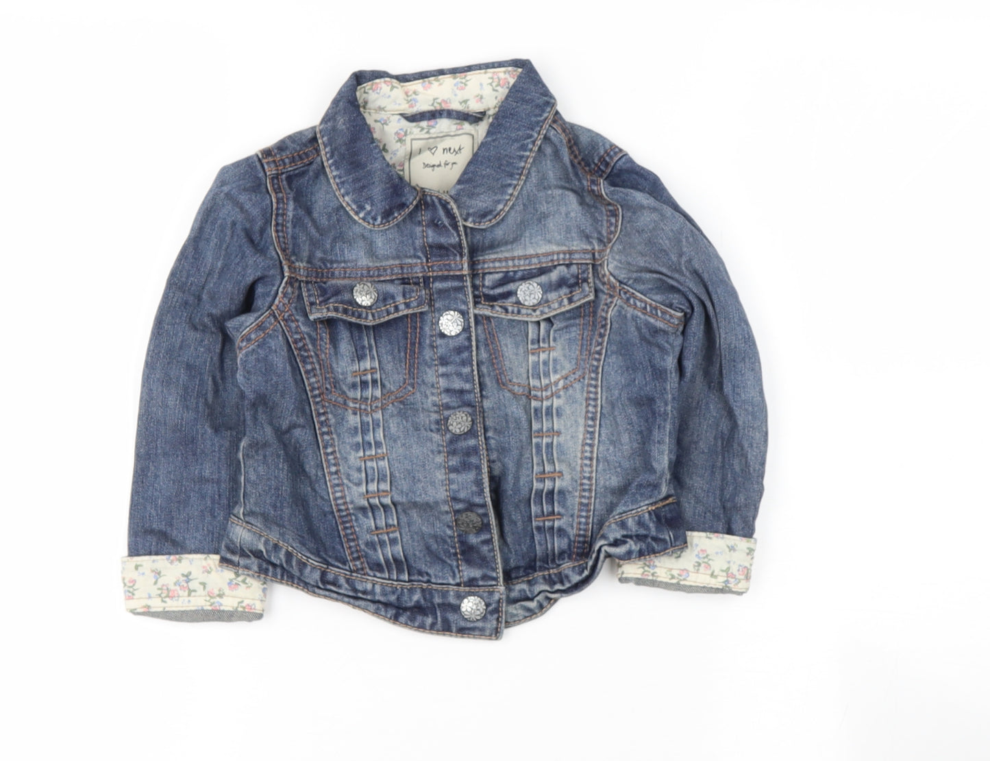 NEXT Girls Blue   Basic Jacket Jacket Size 3-4 Years