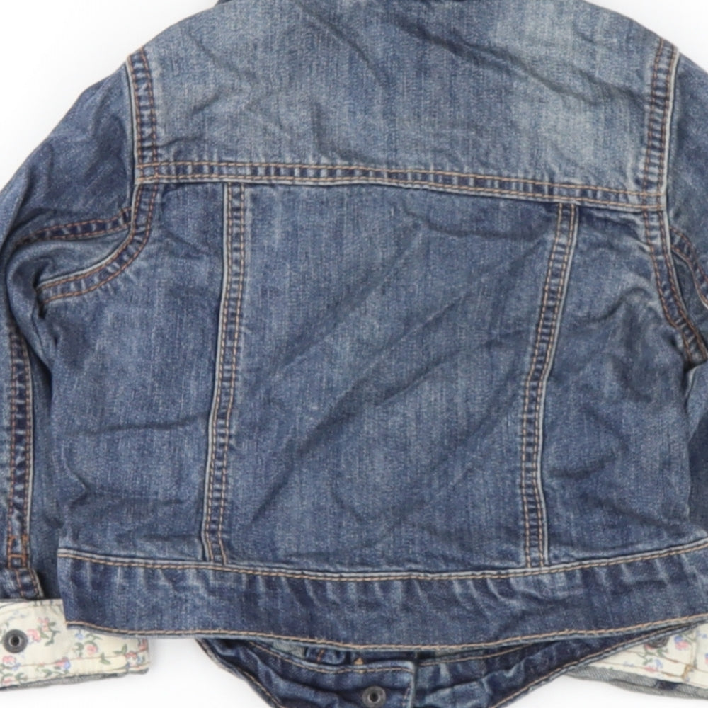 NEXT Girls Blue   Basic Jacket Jacket Size 3-4 Years