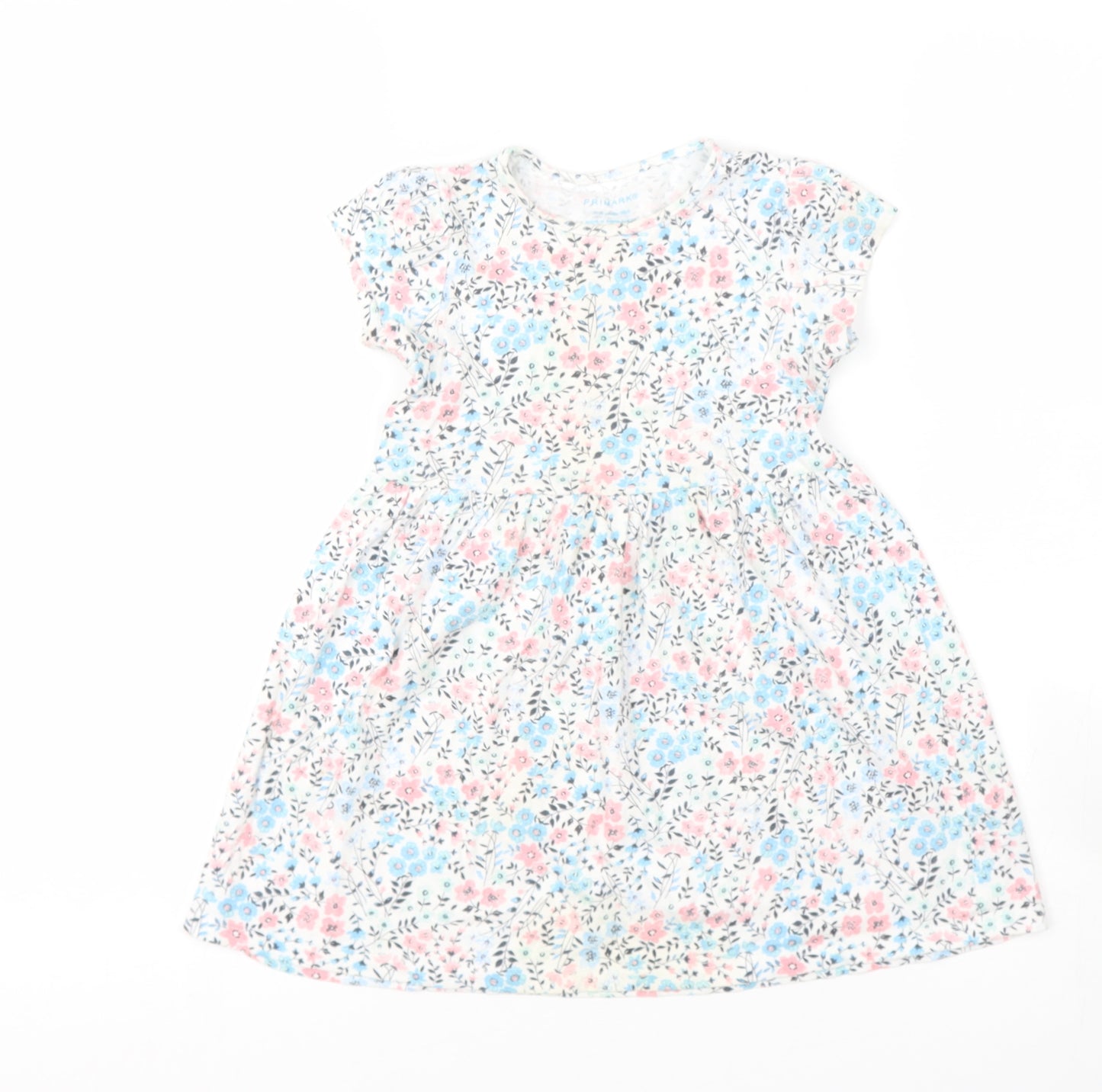 Primark Baby Pink  Cotton Basic Blouse Size 24 Months Off the Shoulder