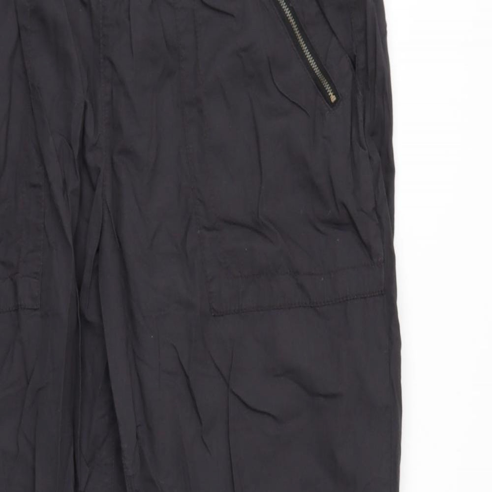Gap Womens Black  Cotton Cargo Trousers Size L  Regular