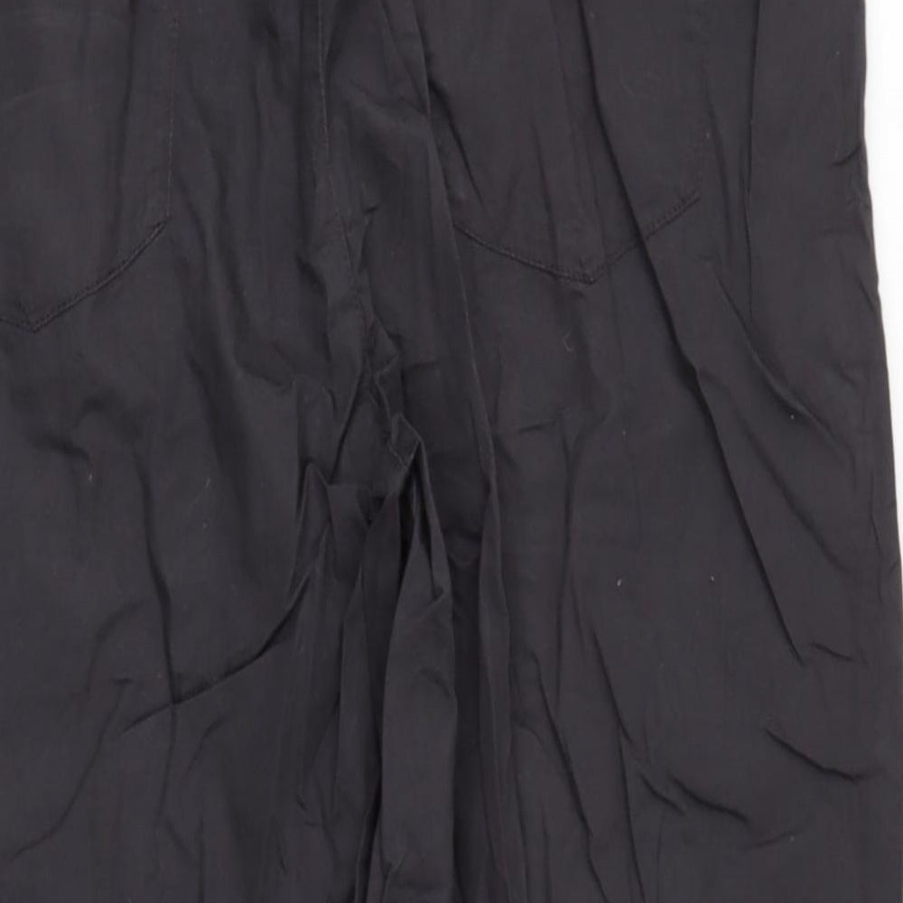 Gap Womens Black  Cotton Cargo Trousers Size L  Regular