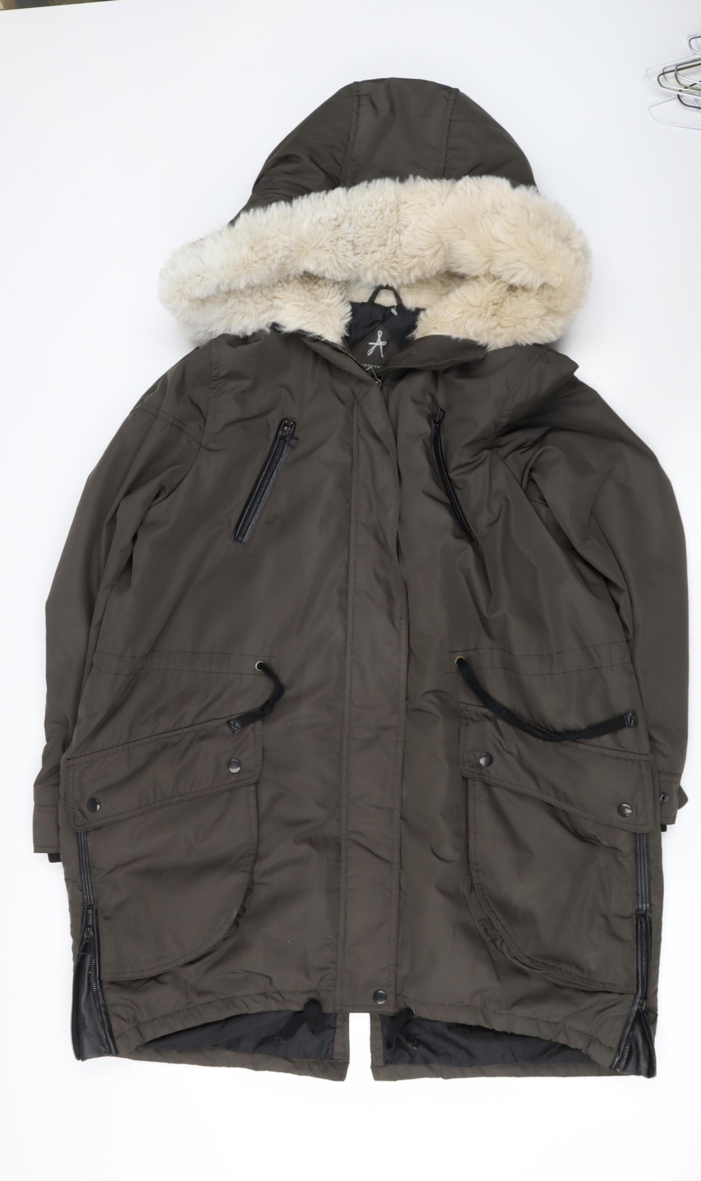 Primark Mens Green   Quilted Coat Size XL