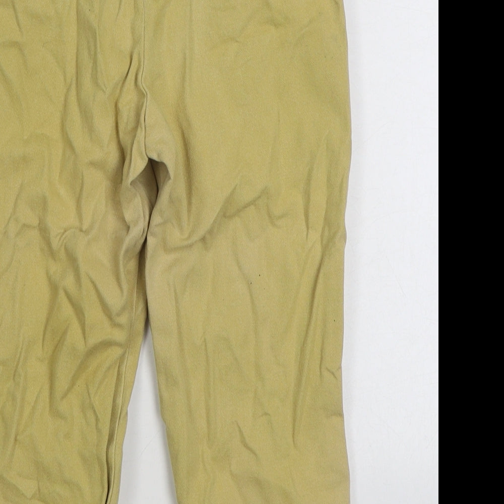 Dunnes Stores Boys Yellow  100% Cotton Straight Jeans Size 2-3 Years  Regular Zip
