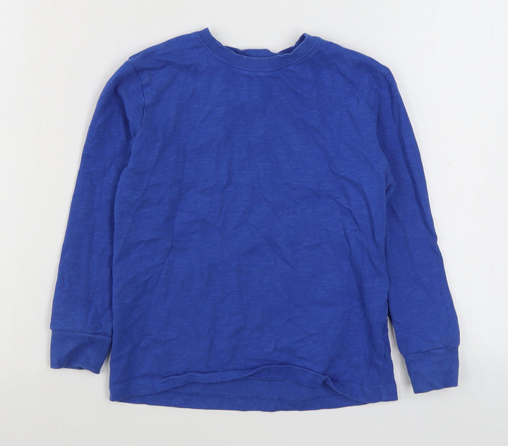 NEXT Boys Blue  100% Cotton Pullover Sweatshirt Size 7 Years  Pullover