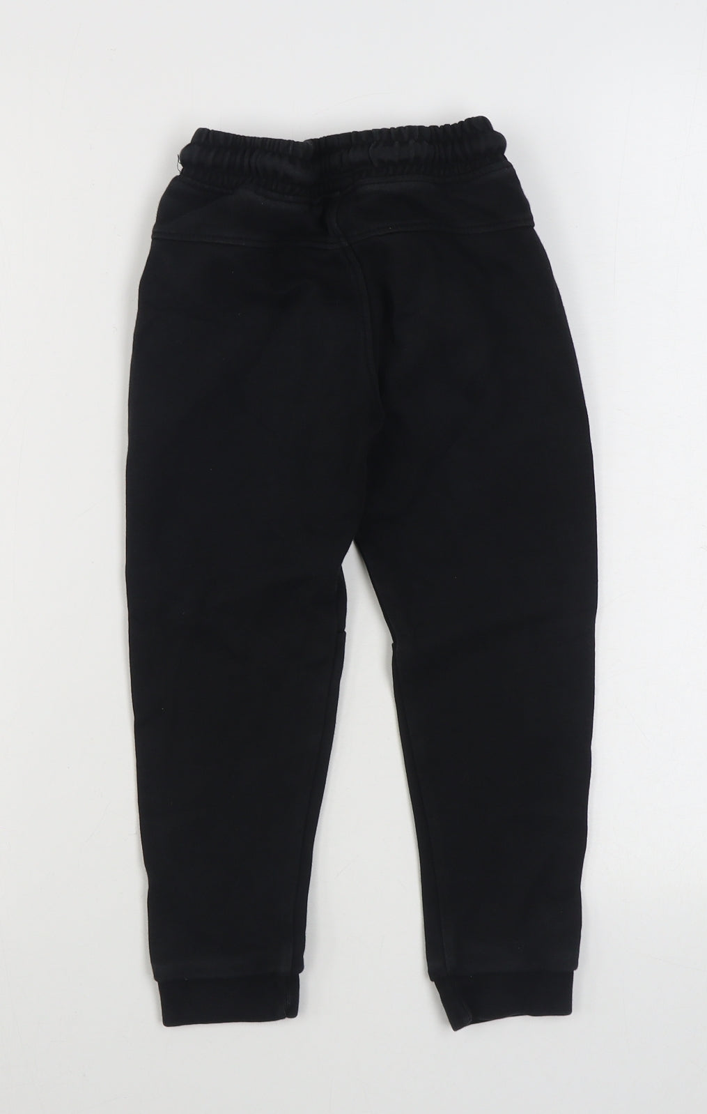 NEXT Boys Black  Cotton Jogger Trousers Size 6 Years  Slim Tie