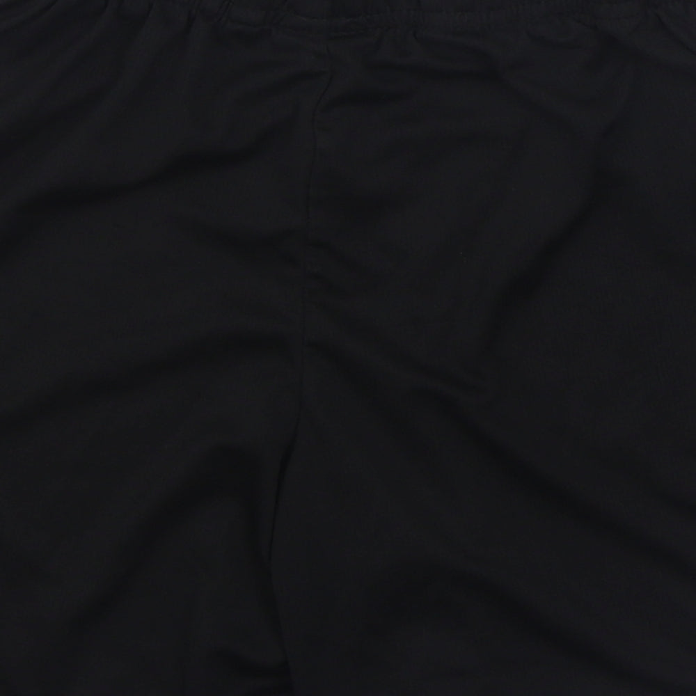 Sondico Boys Black  Polyester Sweat Shorts Size 9-10 Years  Regular Tie