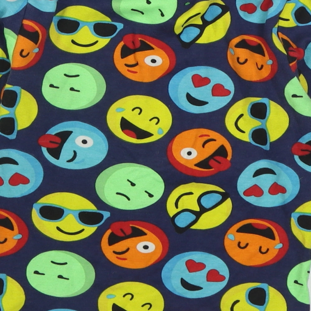 Dunnes Stores Boys Multicoloured Geometric 100% Cotton Pullover Sweatshirt Size 5-6 Years  Pullover