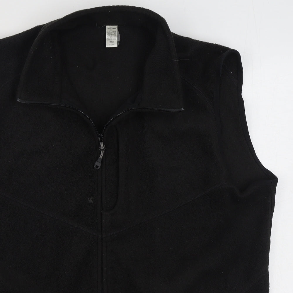 Oxylane Mens Black   Gilet Jacket Size 2XL  Zip