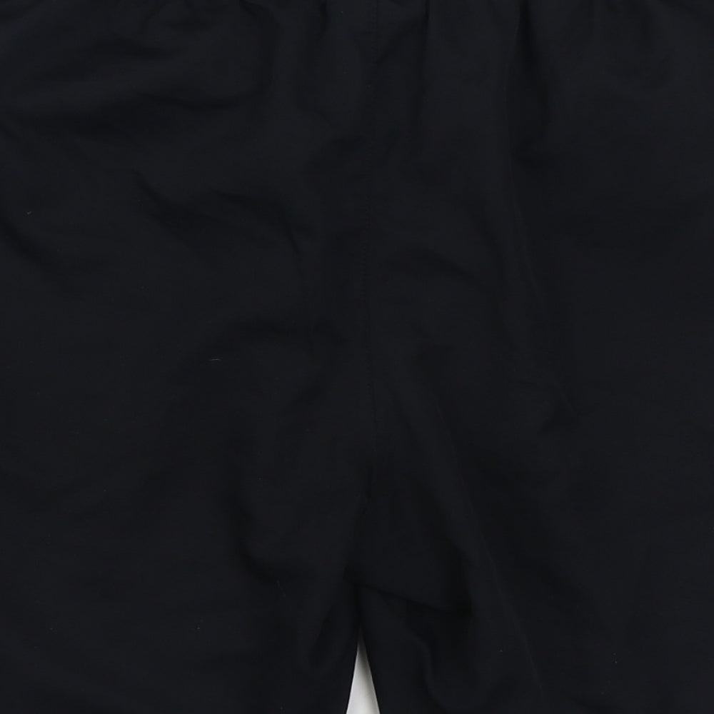 Canterbury  Mens Black  Polyester Sweat Shorts Size M  Regular Tie