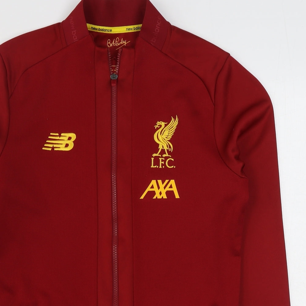 New Balance Mens Red   Jacket  Size S  Zip - LFC