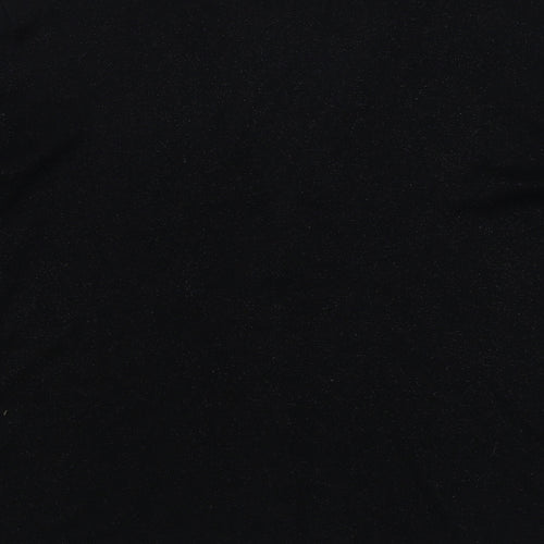 Fabrizio Womens Black V-Neck  Viscose Cardigan Jumper Size M