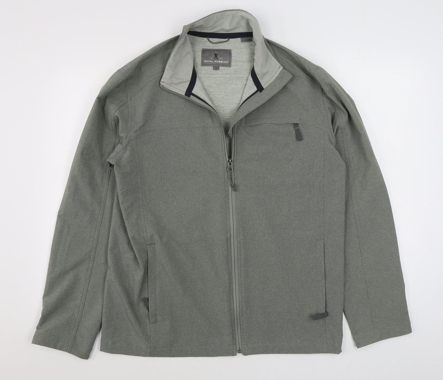 Royal Robbins Mens Grey   Jacket  Size L  Zip