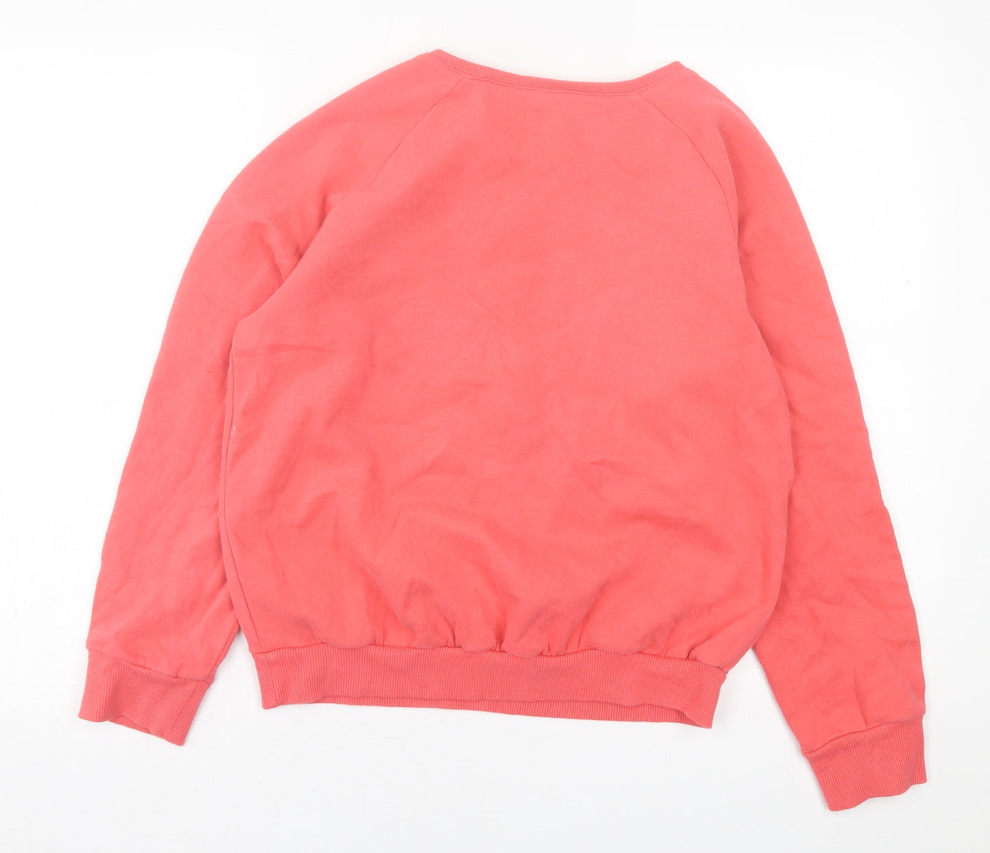 NEXT Girls Pink  Cotton Pullover Sweatshirt Size 16 Years  Pullover