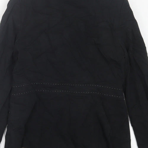 NEXT Womens Black   Jacket Blazer Size 8  Button