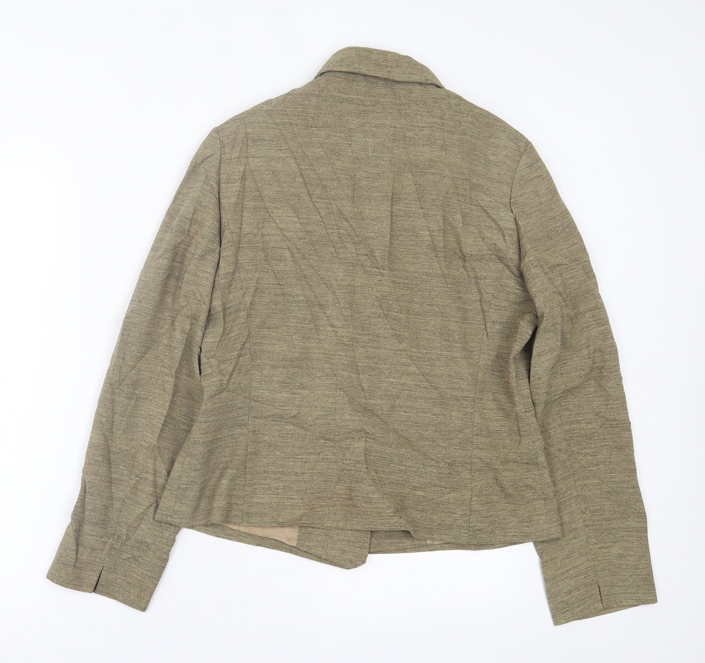 Wallis Womens Green   Jacket Blazer Size 12  Button