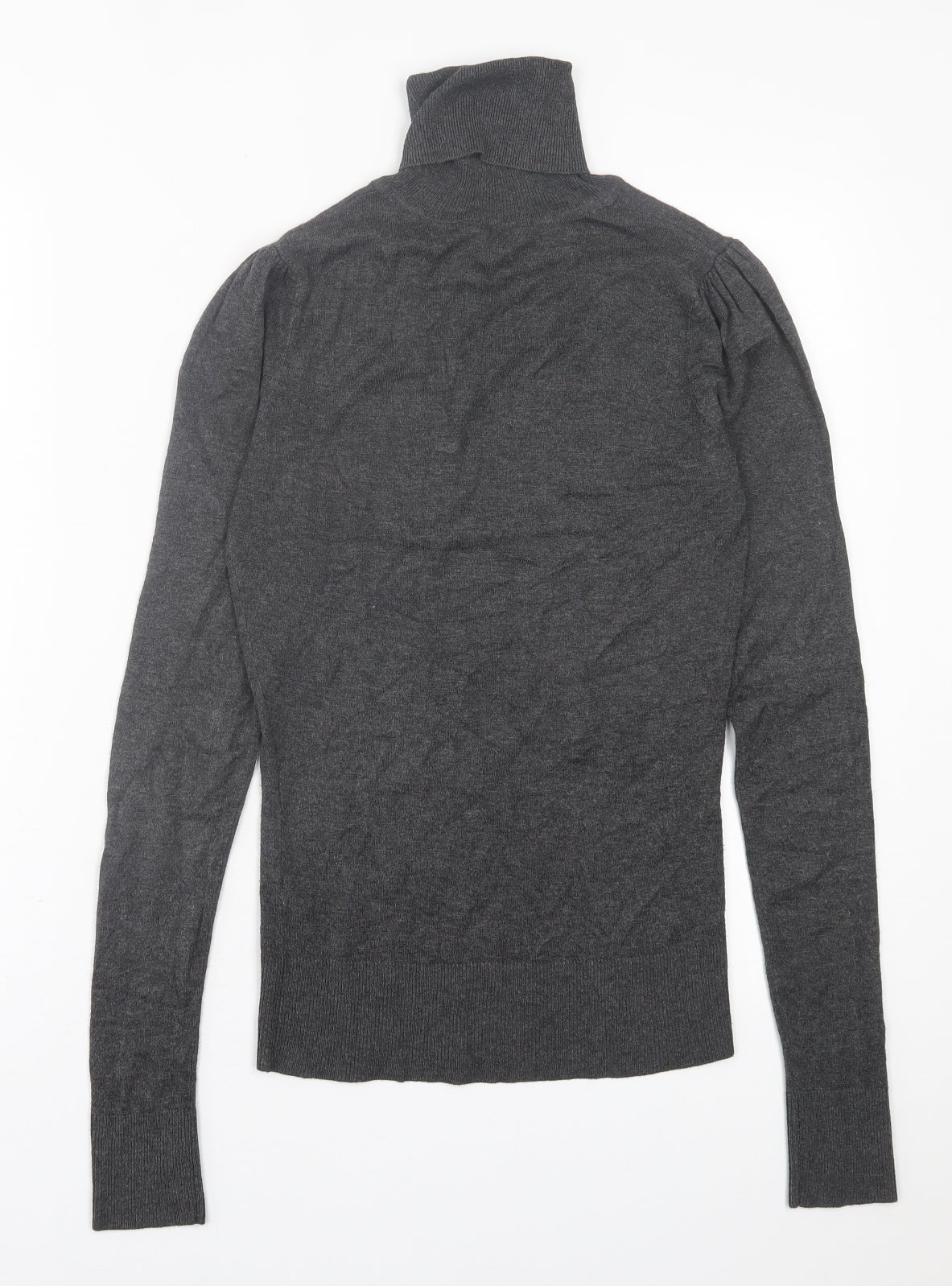 Atmosphere Womens Grey Roll Neck  Viscose Pullover Jumper Size 12