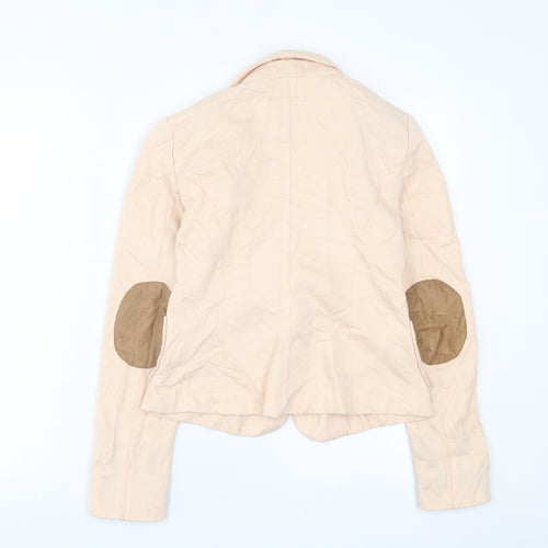 RESERVED Womens Beige   Jacket Blazer Size 14  Button