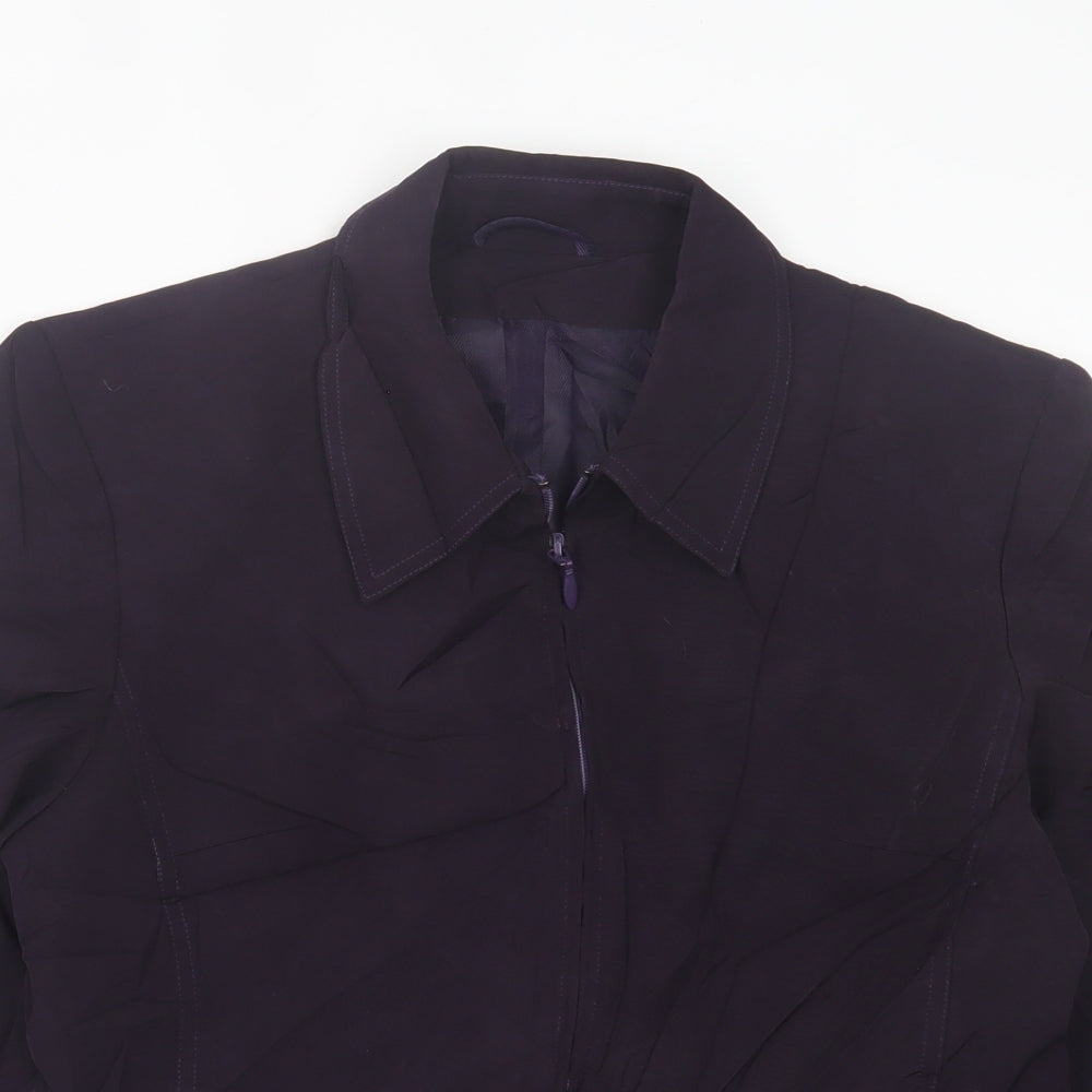 Preworn Womens Purple   Jacket  Size 12  Zip