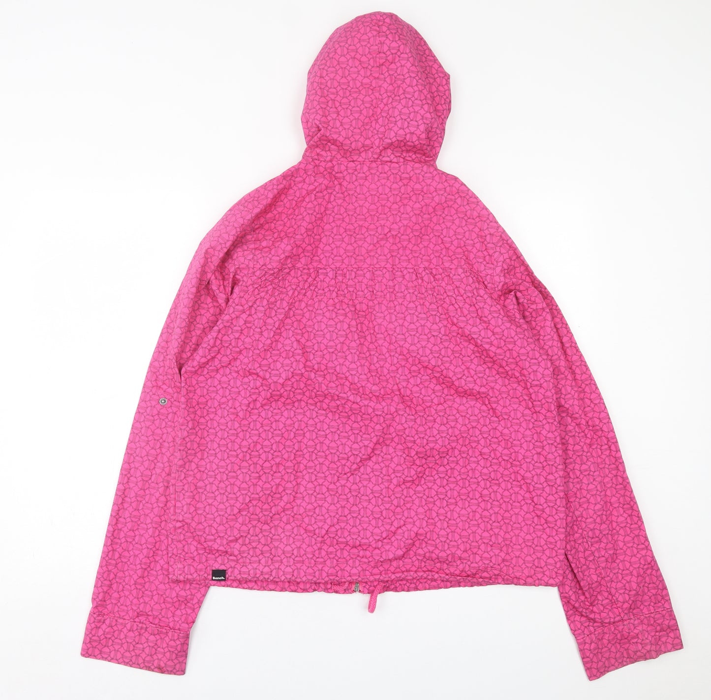 Bench Womens Pink Geometric  Jacket  Size L  Zip