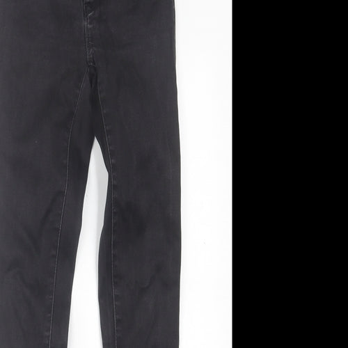 WareDenim Womens Black  Cotton Skinny Jeans Size 8 L29 in Regular Button