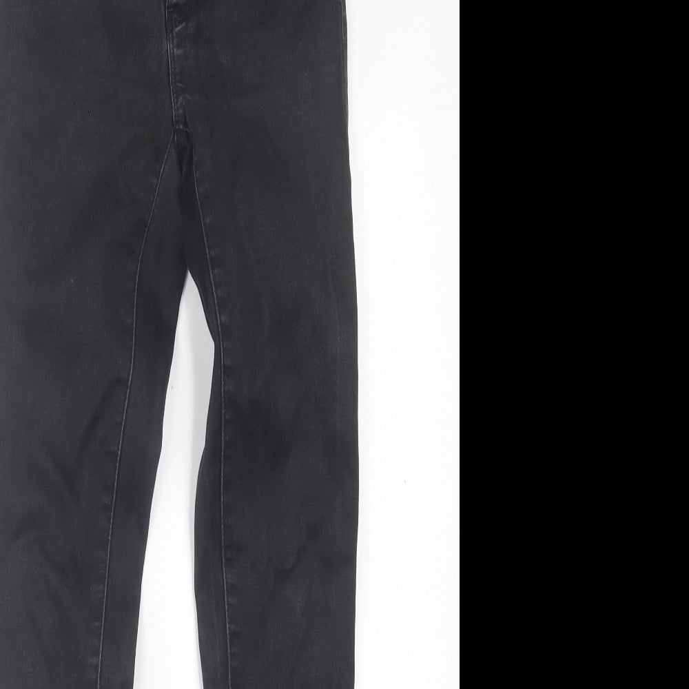 WareDenim Womens Black  Cotton Skinny Jeans Size 8 L29 in Regular Button