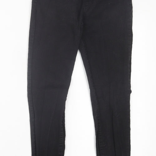 365 denim Womens Black  Cotton Jegging Trousers Size 10 L26 in Regular