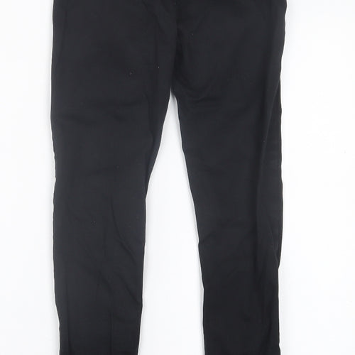 F&F Womens Black  Cotton Skinny Jeans Size 8 L29 in Regular Button