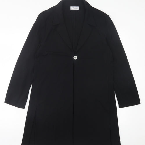 J. Taylor Womens Black   Jacket Blazer Size 12  Button