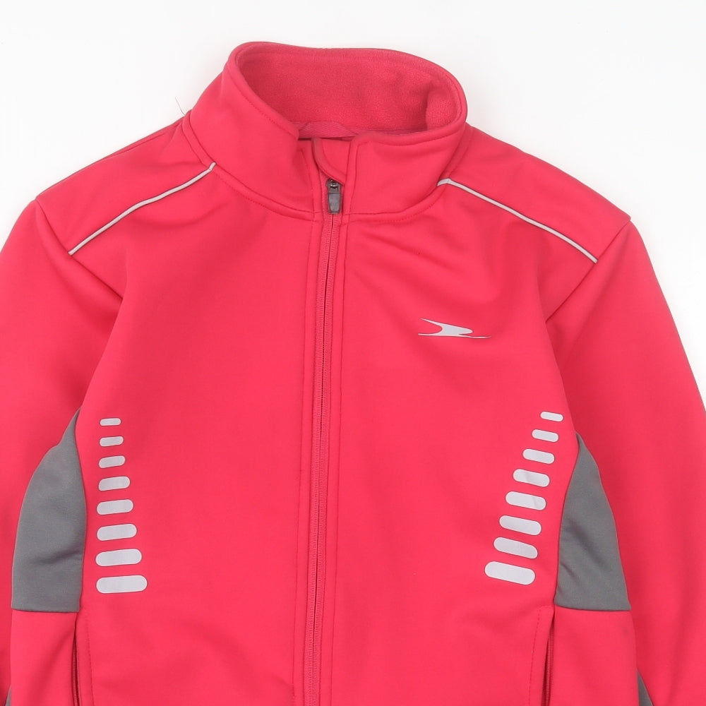 Crane Womens Pink   Jacket  Size 8  Zip