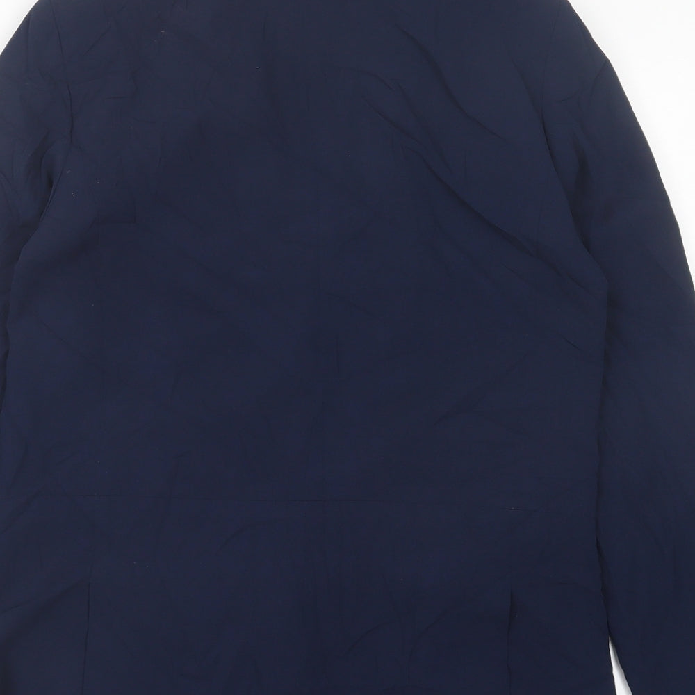 New Look Womens Blue   Jacket  Size 10  Button