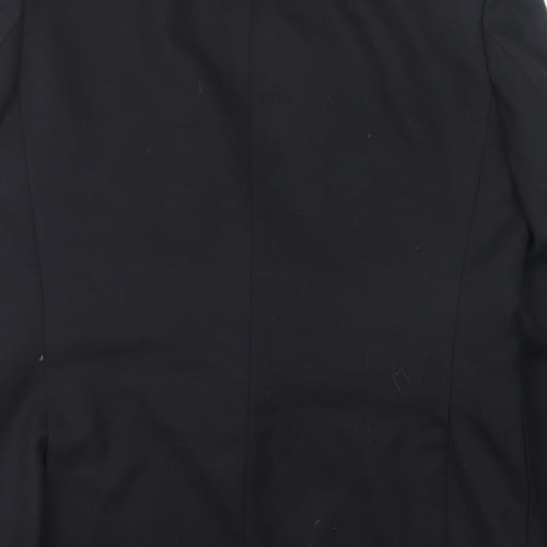 Marks and Spencer Mens Black  Wool Jacket Suit Jacket Size 42