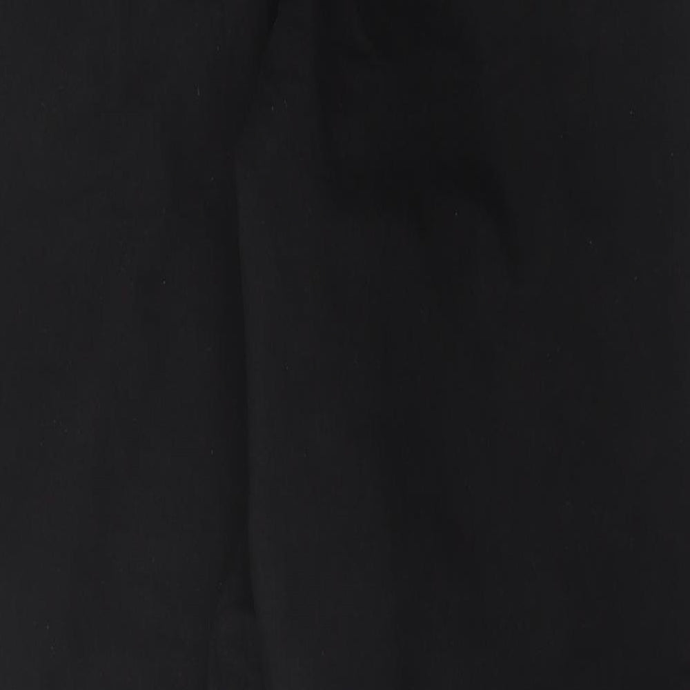 Preworn Womens Black  Cotton Jegging Trousers Size 20 L26 in Regular