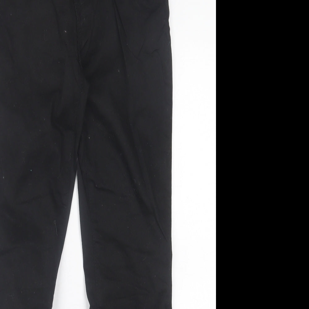 Girl VIVI Womens Black  Cotton Skinny Jeans Size 12 L28 in Regular Button