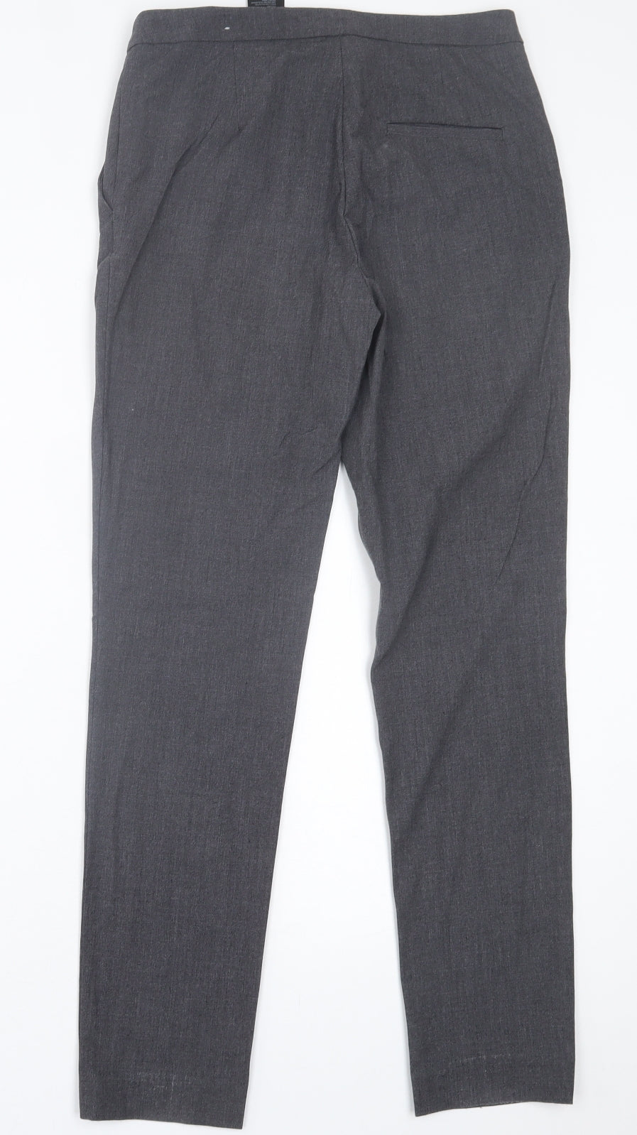H&M Womens Green  Polyester Trousers  Size 6 L28 in Regular Hook & Eye