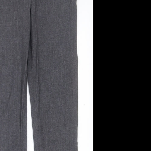 H&M Womens Green  Polyester Trousers  Size 6 L28 in Regular Hook & Eye